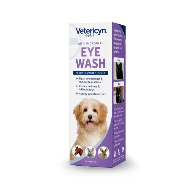 Vetericyn 維特萊森 全動物眼睛 三效潔護滴劑 （液態）3floz/89ml