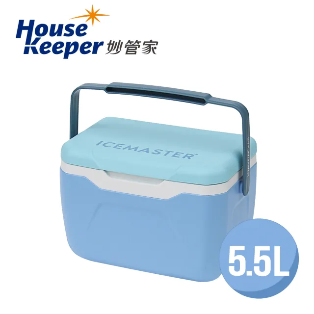 【妙管家】ICEMASTER手提式保冰桶5.5L 附保冷冰磚(戶外露營野餐保冷箱 釣魚冰箱 烤肉冰桶 保冷行動冰箱)