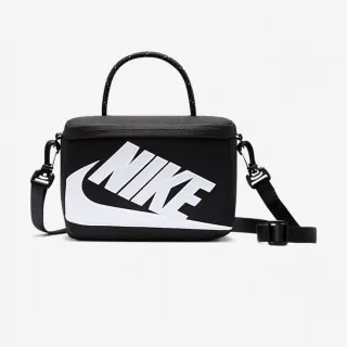 【NIKE 耐吉】側背包 休閒 男 女 NK MINI SHOEBOX CROSSBODY 黑色(FN3059010)
