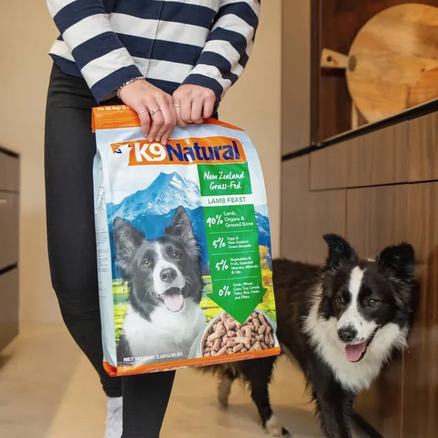 【K9 Natural】狗狗凍乾生食餐-羊肉 1.8kg(常溫保存/狗飼料/狗糧/寵物食品/全齡犬/挑嘴狗)