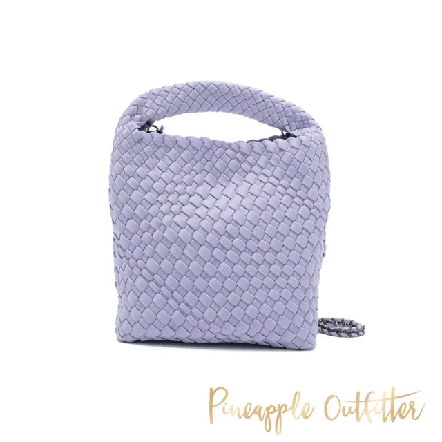 【Pineapple Outfitter】YINDI 質感格紋布面手提/斜背包(紫色)
