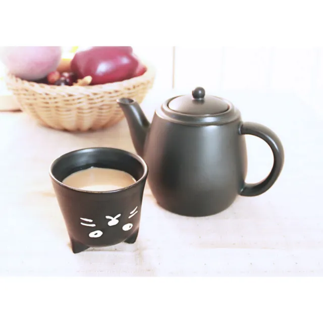 【sunart】杯壺組 - 大黑貓(日本愛知趣味陶瓷品牌)