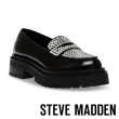 【STEVE MADDEN】LONGHAUL 奢華鑽面樂福鞋(黑色)