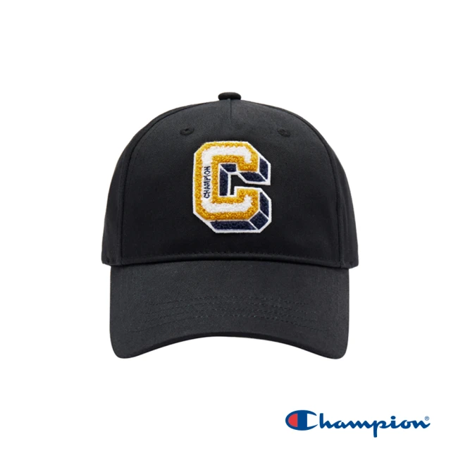 Champion 官方直營-拚色刺繡LOGO標棒球帽(淺褐色