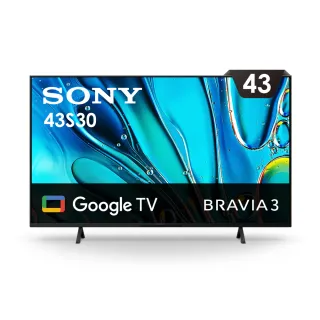 【SONY 索尼】BRAVIA 3 43型 X1 4K HDR Google TV顯示器(Y-43S30)