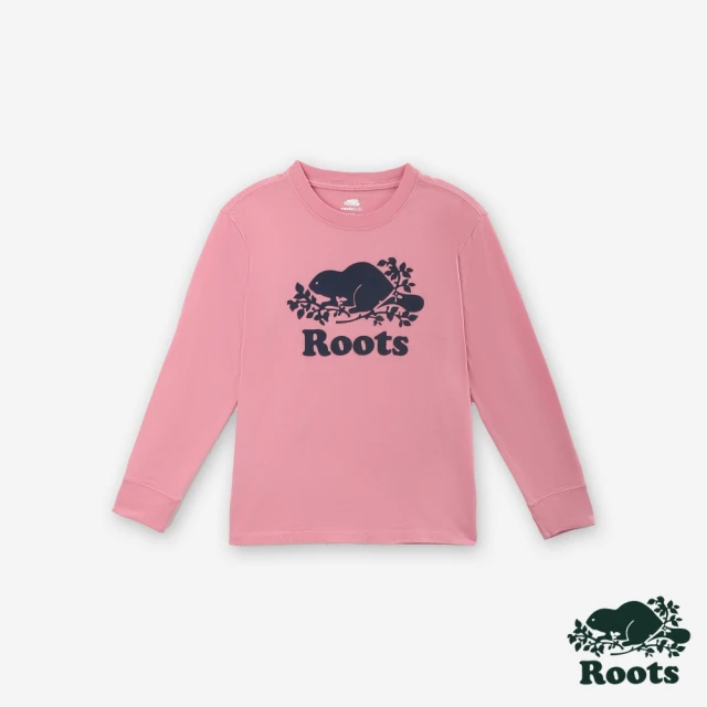 RootsRoots Roots 大童-COOPER 長袖T恤(粉紅色)