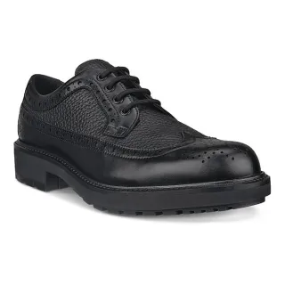 【ecco】METROPOLE OSLO 都會奧斯陸系列奢華正裝皮鞋 男鞋(黑色 55021451052)