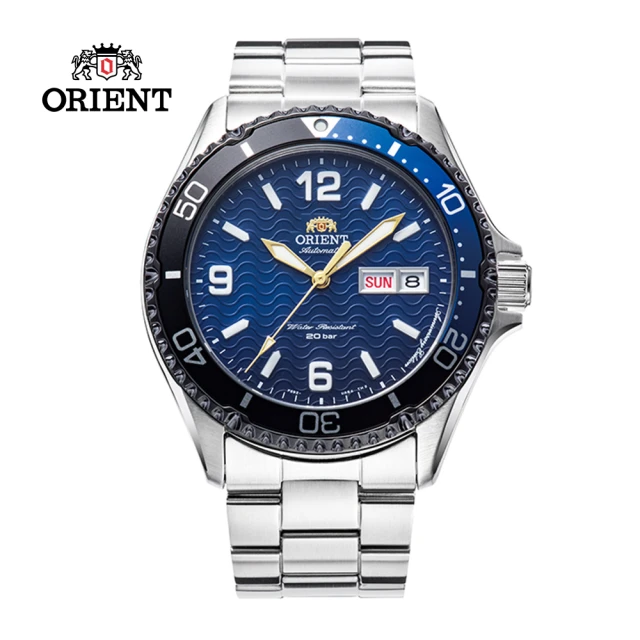 ORIENT 東方錶 ORIENT 東方錶 Mako 20週年限量系列 200m潛水錶 鋼帶款 藍水鬼 - 41.8mm(RA-AA0822L)