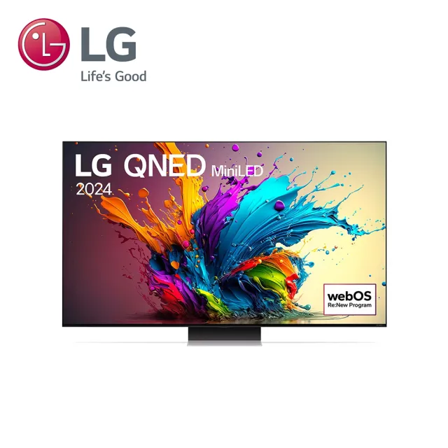 【LG 樂金】75型QNED MiniLED 量子奈米 4K AI物聯網智慧電視(75QNED91TTA)