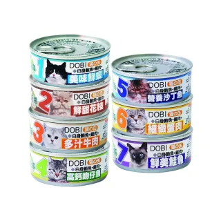 【DOBI 多比】小貓罐 80g*24罐組(副食 全齡貓)