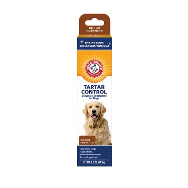 【ARM&HAMMER 鐵鎚】犬用酵素牙膏2.5oz/67.5g(犬用牙膏)