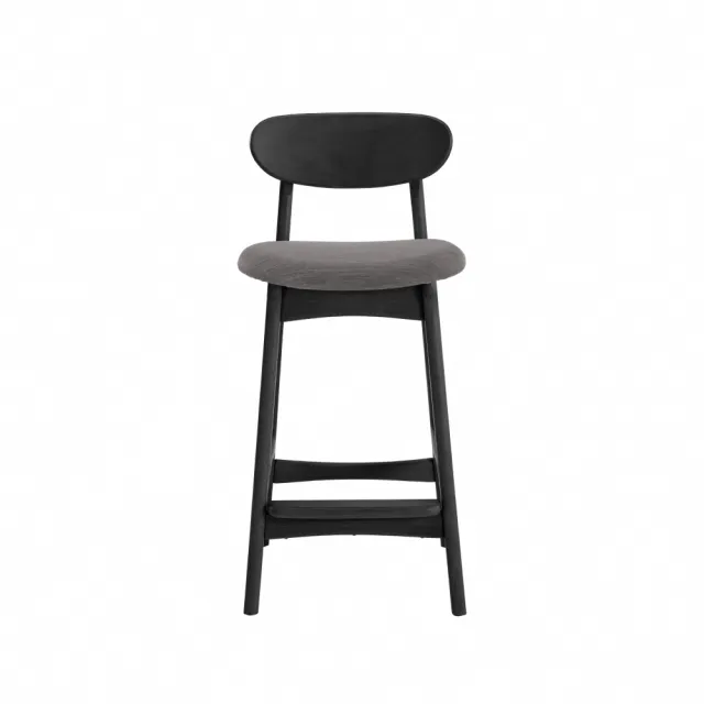【有情門】STRAUSS 卡樂瑞吧椅-布面款 座高64(製作期2-3週/實木/MIT/休閒椅/工作椅/吧椅)