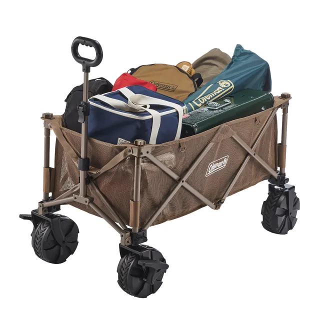 【Coleman】MAX四輪拖車 / OUTDOOR WAGON MAX / CM-85865(露營推車 拖車 手推車 摺疊拖車)