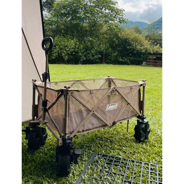 【Coleman】MAX四輪拖車 / OUTDOOR WAGON MAX / CM-85865(露營推車 拖車 手推車 摺疊拖車)