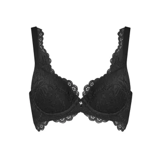 【曼黛瑪璉】V極線內衣 D-E罩杯(黑)