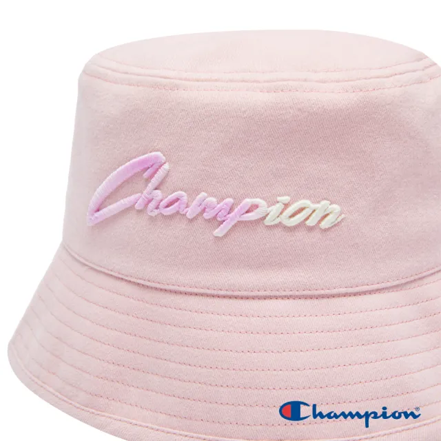 【Champion】官方直營-光變刺繡漁夫帽(淺粉紅色)