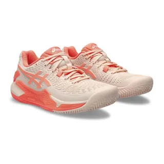 【asics 亞瑟士】GEL-RESOLUTION 9 CLAY 女款 澳網配色 網球鞋(1042A224-700)