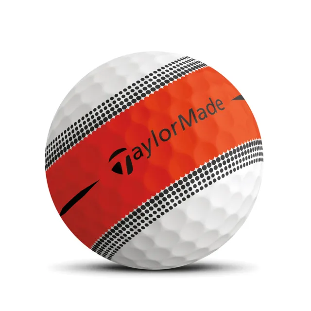 【TaylorMade】Tour Response Stripe Golf Balls 高爾夫球(Multi-4色組合裝｜3層球｜一盒12顆)