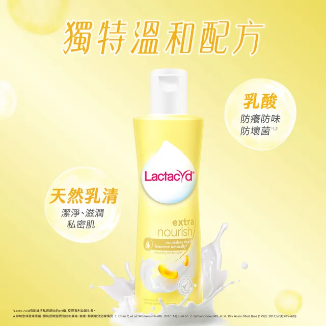 【Lactacyd 立朵舒】私密潔浴露250ml任選2入組 - 滋潤緊緻/加倍修護(私密清潔 產後保養 更年期乾癢修護)