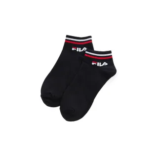 【FILA官方直營】基本款棉質踝襪-黑色(SCY-5001-BK)