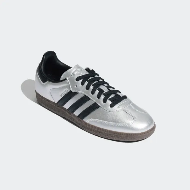 【adidas 愛迪達】SAMBA OG 運動休閒鞋(JI4218 女鞋 ORIGINALS經典休閒鞋 星光銀)