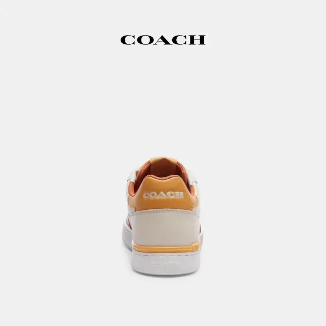 【COACH蔻馳官方直營】CLIP運動鞋-蜂巢色/淡橙色(CR872)