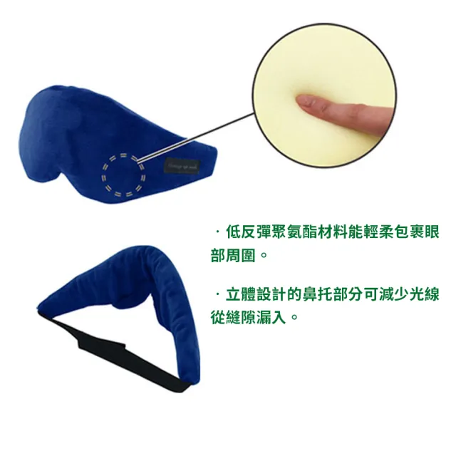 【台隆手創館】TTC低反發舒適旅行眼罩(附收納袋)