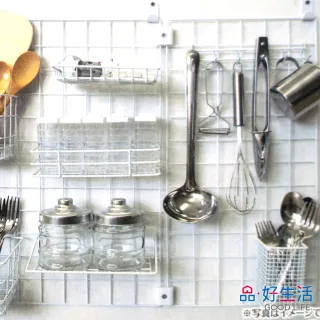 【GOOD LIFE 品好生活】多功能組合57x25cm鐵網片（白色）(日本直送 均一價)