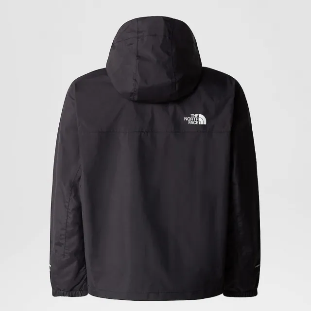 【The North Face】外套 男童 大童 運動連帽外套 防潑水 B ANTORA RAIN JACKET DRYVENT 黑 NF0A8A48JK3