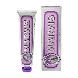 【MARVIS】義大利精品牙膏85ml-茉莉薄荷-三入組(義大利原裝進口_平行輸入)