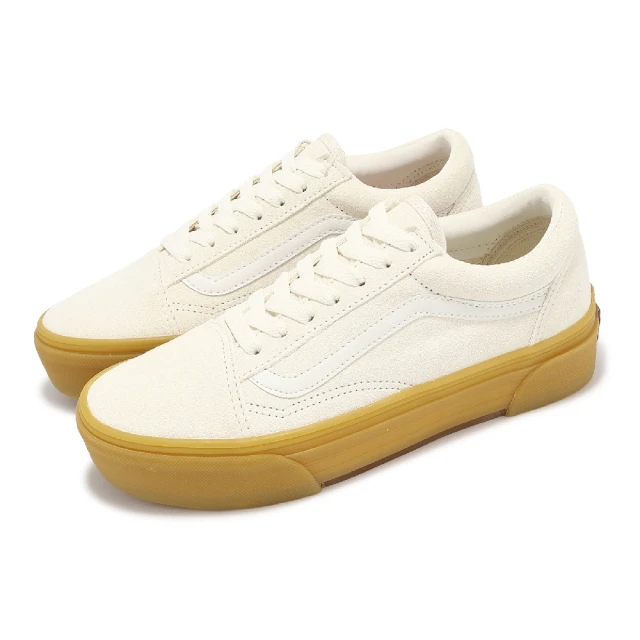 VANS 休閒鞋 V36CF SE ChKY Old Skool CHky 男鞋 女鞋 日本線 米白 厚底(6612750002)