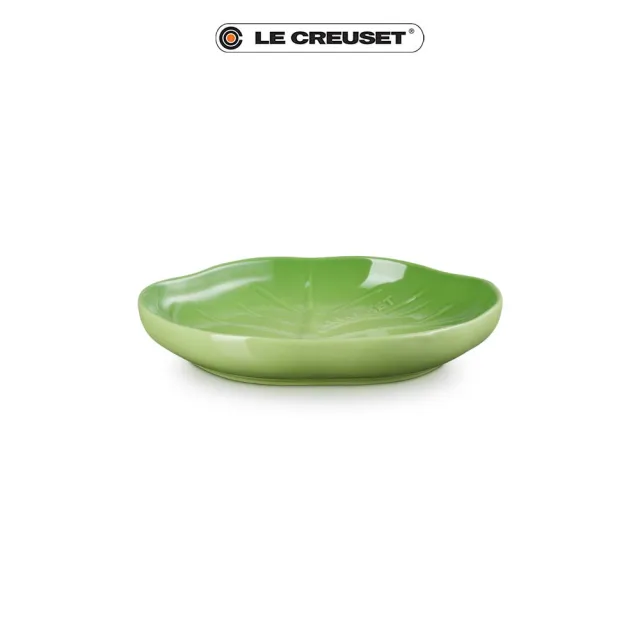 【Le Creuset】瓷器蔬菜盤-中(棕櫚綠)