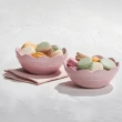 【Le Creuset】瓷器蕾絲花型碗14cm(雪紡粉)