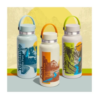 【Hydro Flask】32oz/946ml 寬口 真空 保溫瓶 美國國家公園 錫安 優勝美地 黃石(保冰 保溫 無毒 無鉛)