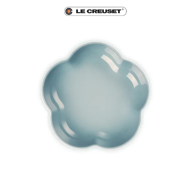 【Le Creuset】瓷器花型盤-中(藍鈴紫/水手藍/無花果/海洋之花 4色選1)