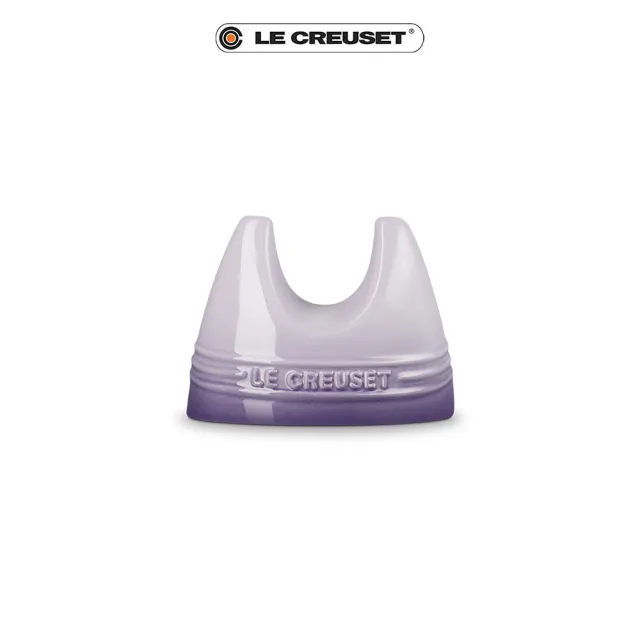 【Le Creuset】瓷器鍋蓋架(藍鈴紫/無花果 2色選1)