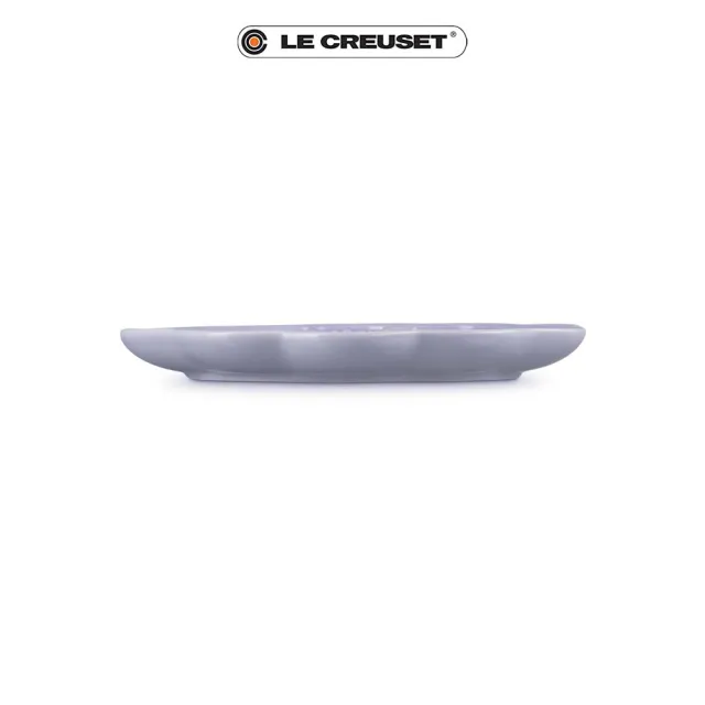 【Le Creuset】瓷器蕾絲花邊盤 22cm(粉彩紫)