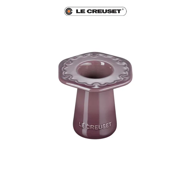 【Le Creuset】瓷器雪藏時光系列花瓶10cm(無花果/珠光白/貝殼粉 3色選1)