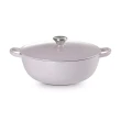 【Le Creuset】琺瑯鑄鐵鍋媽咪鍋26cm(薔薇/薰衣草 2色選1)