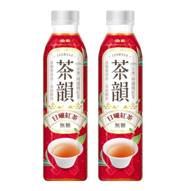 【金車/伯朗】金車茶韻-日曦紅茶580ml-24罐/箱x2箱