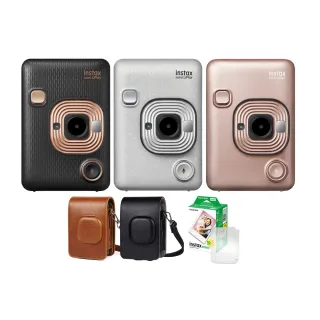 【FUJIFILM 富士】Instax Mini Liplay 拍立得相機(送皮套20張底片...超值組)