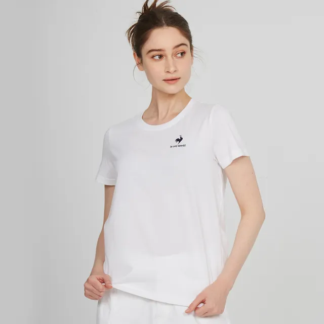 【LE COQ SPORTIF 公雞】休閒基礎短袖T恤 男女款-4色-LWT23902