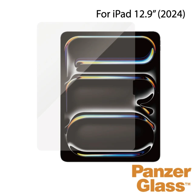 PanzerGlass iPad Air/Pro 12.9吋 耐衝擊高透鋼化玻璃保護貼(60% 環保再生塑料製成)