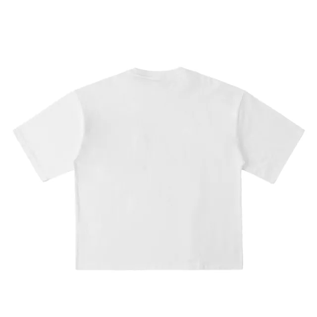 【Dickies】男女款白色重磅純棉胸前口袋設計寬鬆短袖T恤｜DK013111C4D