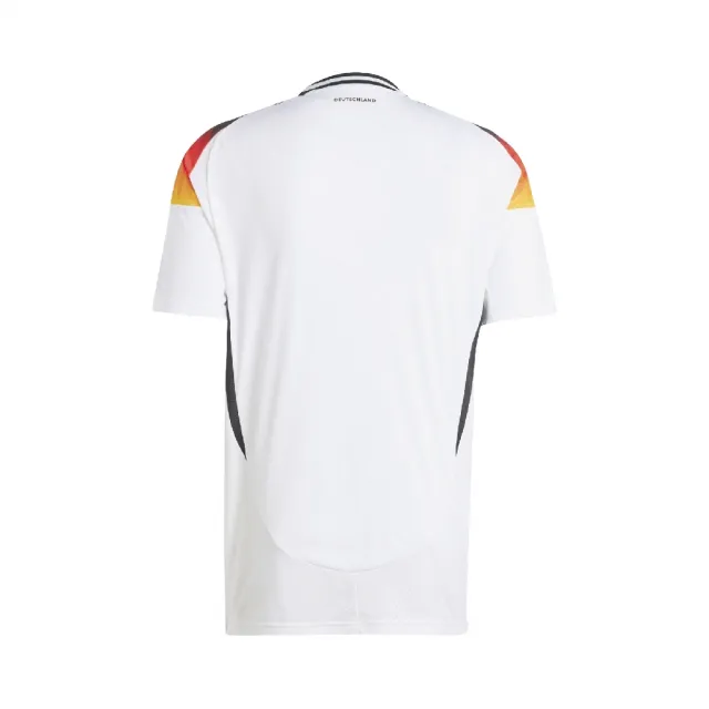 【adidas 愛迪達】足球衣 Germany 24 Home Jersey 男款 白 黑橘 德國隊 主場球衣 電繡 愛迪達(IP8139)