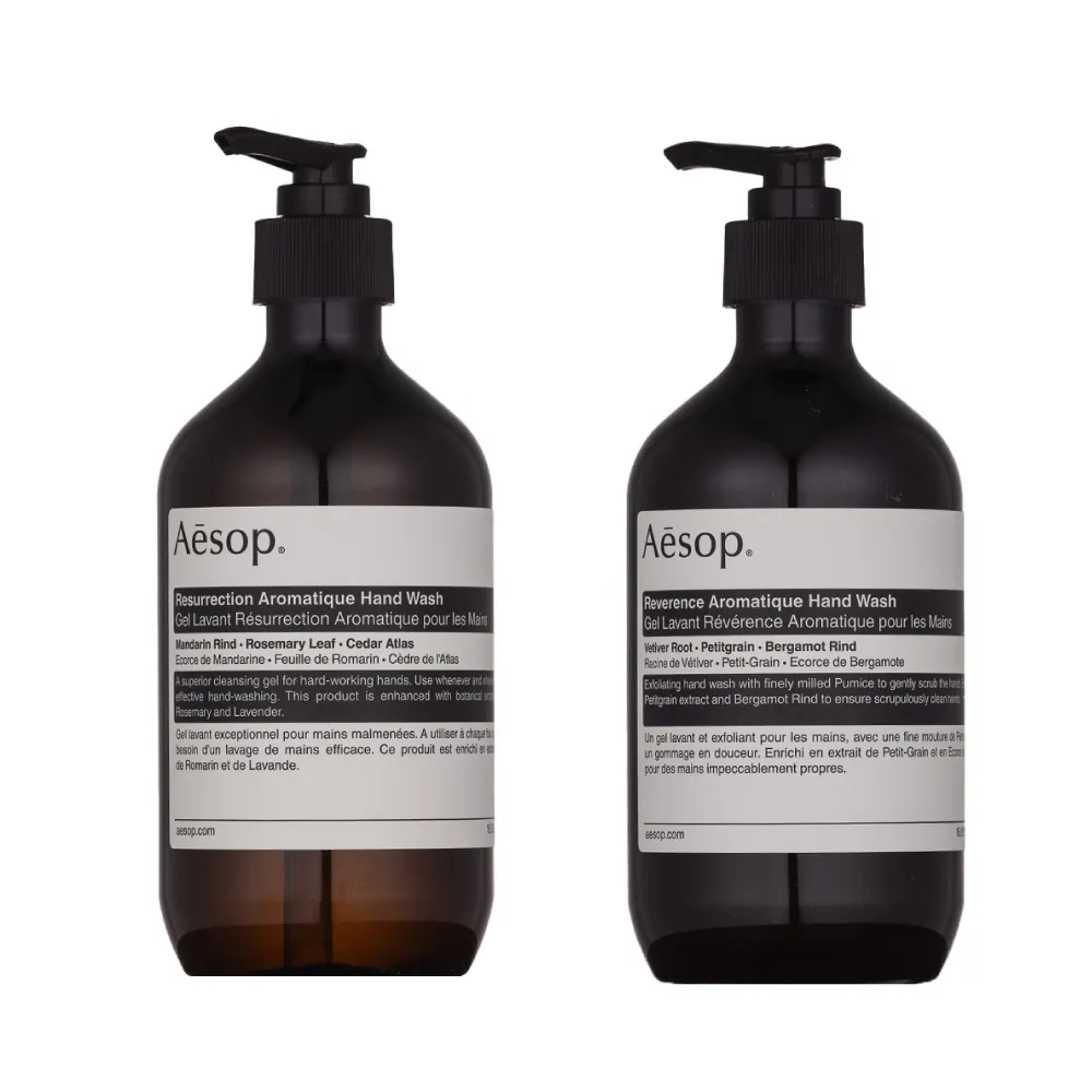 【Aesop】手部清潔露500ml(賦活芳香/尊尚芳香/洗手露/國際航空版)