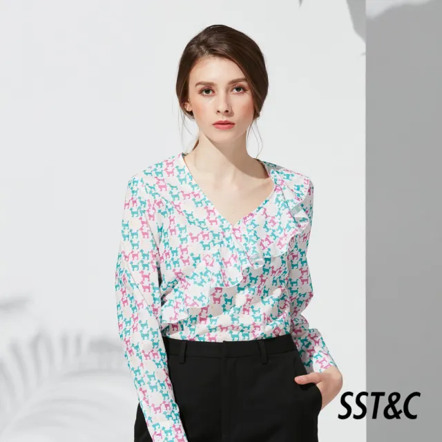 【SST&C 超值限定】女士 設計款雪紡上衣-多款任選