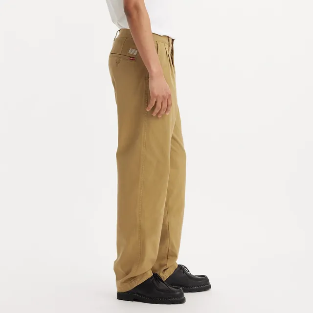 【LEVIS】男款 XX CHINO LOOSE打褶卡其褲 熱賣單品 A9211-0006