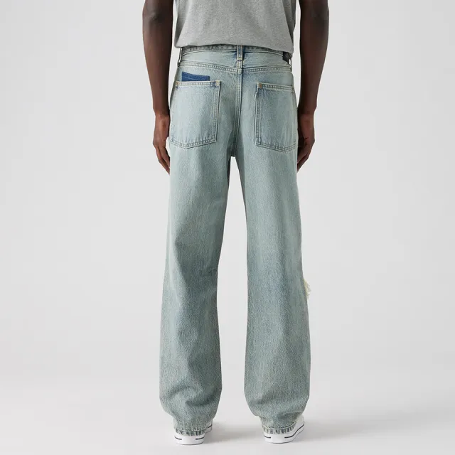 【LEVIS 官方旗艦】SILVERTAB™銀標系列 男款 LOOSE寬鬆牛仔褲 人氣新品 A7488-0008