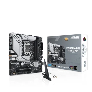 【ASUS 華碩】PRIME B760M-A WIFI-CSM+Intel I7-14700 20核28緒 中央處理器(M+C組合包)